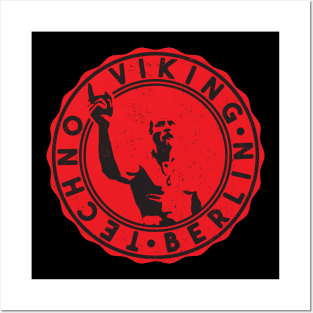Techno viking Posters and Art